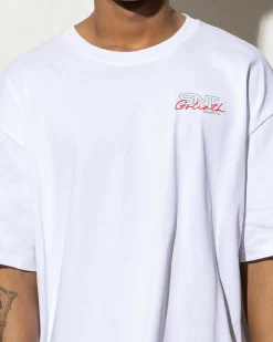 St. Goliath Link Script T-Shirt White Outlet