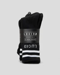 Lucid Linked Socks 5 Pack Black Best