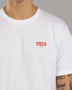 Globe Living Low Velocity T-Shirt White/red Discount