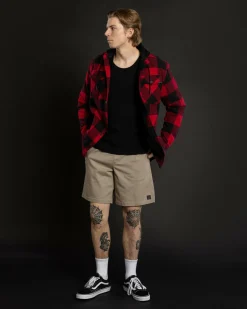 Dexter Local Elastic Waist Shorts Stone Outlet