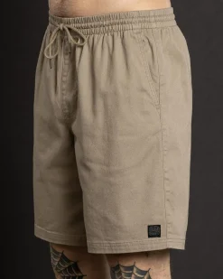 Dexter Local Elastic Waist Shorts Stone Outlet