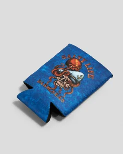 Salty Life Locked In Stubby Cooler Blue Mottle Sale