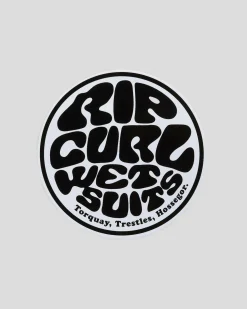 Rip Curl Logo Sticker White Sale
