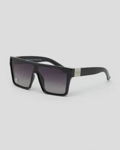 Sin Eyewear Loose Cannon Sunglasses Shiny Black / Smoke Gradient Discount