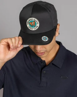 The Mad Hueys Loose Golf 110 Snapback Cap Black Sale