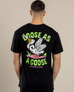Frothies Loose Goose T-Shirt Black Sale