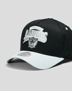 Mitchell & Ness Los Angeles Raiders Pro Pinch Snapback Cap Black/gray Sale