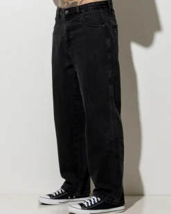 Worship Supplies Lounger Jeans Washed Black New