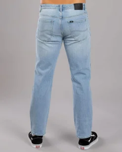 Lee L-Three Straight Jeans Stone Fade Outlet
