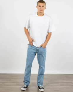 Lee L-Three Straight Jeans Gridlock Blue Best