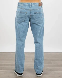 Lee L-Three Straight Jeans Gridlock Blue Best