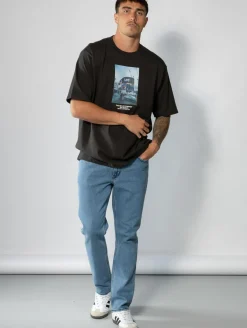 Lee L-Two Slim Fit Jeans Spinback Blue Hot