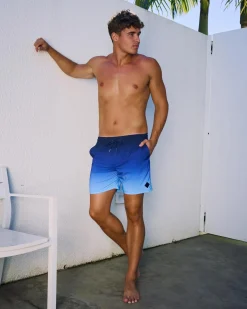 Skylark Luminous Elastic Waist Shorts Navy/blue Online