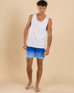 Skylark Luminous Elastic Waist Shorts Navy/blue Online