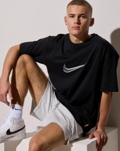 Nike M90 Swoosh Just Do It T-Shirt Black Hot