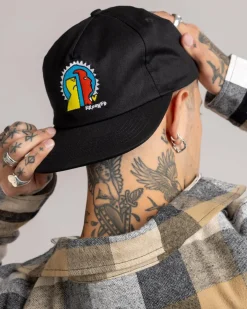 Krooked Mad Back Snapback Cap Black Online