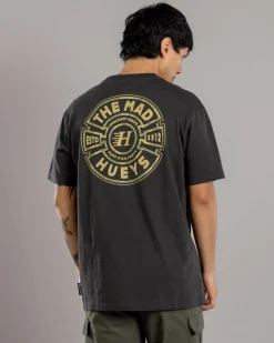 The Mad Hueys Mad Series T-Shirt Vintage Black Discount