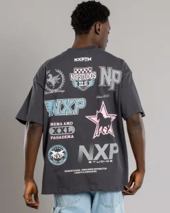 Nena & Pasadena Main Raptor T-Shirt Asphalt