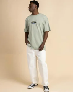 Thrills Make A Wish Oversize Fit T-Shirt Dirty Sage
