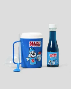 Slush Puppie Making Cup & Blue Raspberry Syrup Set Multi Clearance
