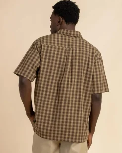 Former Manners Check Short Sleeve Shirt Bark Best