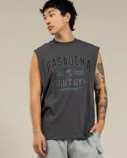 Nena & Pasadena March Raptor Muscle Tank Asphalt Outlet