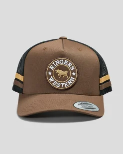 Ringers Western MCCOY Trucker Cap Chocolate Outlet