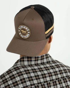 Ringers Western MCCOY Trucker Cap Chocolate Outlet