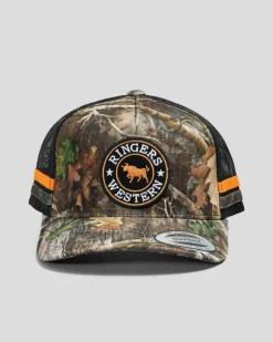 Ringers Western MCCOY Trucker Cap Camo/orange Online