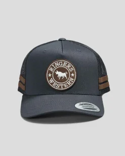 Ringers Western MCCOY Trucker Cap Charcoal Sale