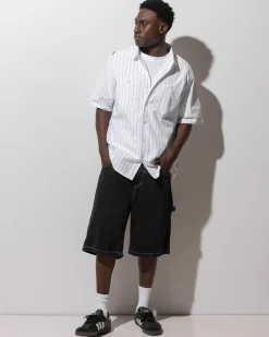 Rip Curl Medina Rip Script Short Sleeve Shirt White Hot