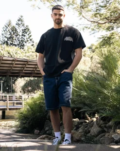 Rip Curl Medina Script Denim Walk Shorts True Indigo Outlet
