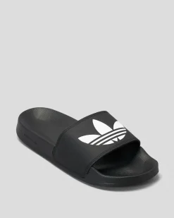 adidas Mens' Adilette Lite Slides Core Black/ftwr White/black Clearance