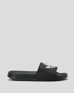 adidas Mens' Adilette Lite Slides Core Black/ftwr White/black Clearance