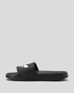 adidas Mens' Adilette Lite Slides Core Black/ftwr White/black Clearance