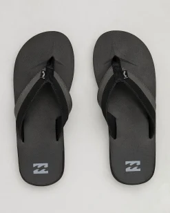 Billabong Mens' All Day Impact Thongs Black Outlet