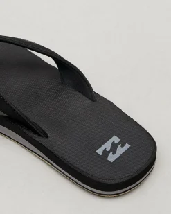 Billabong Mens' All Day Impact Thongs Black Outlet