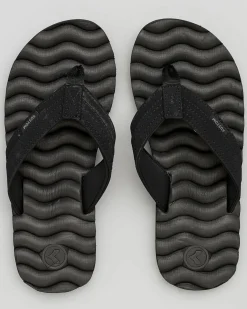 Kustom Mens' Hummer III Thongs All Black Best