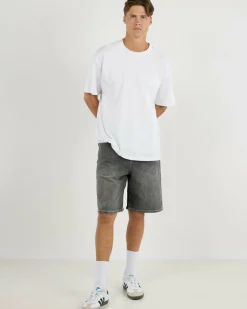 Quiksilver Mercury Denim Shorts Dark Smoke Discount