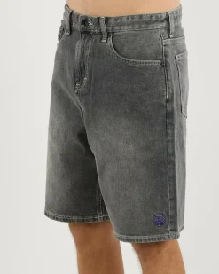 Quiksilver Mercury Denim Shorts Dark Smoke Discount