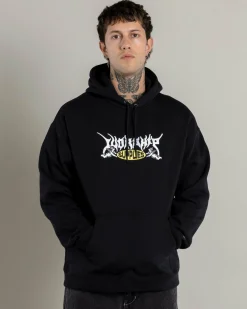 Worship Supplies Messenger Hoodie Black Hot