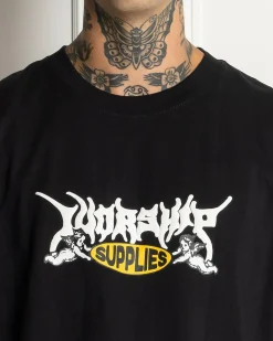 Worship Supplies Messenger T-Shirt Black Best