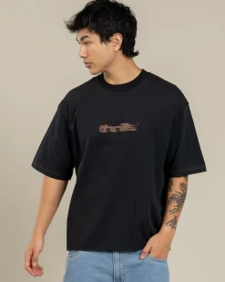 Thrills Metamorphic Daze Box Fit Oversize Short T-Shirt Washed Black Online