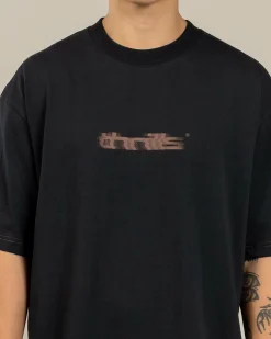 Thrills Metamorphic Daze Box Fit Oversize Short T-Shirt Washed Black Online