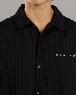 Rusty Mexican Wedding 2.0 Short Sleeve Shirt Black Clearance