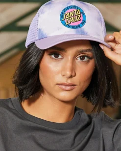Santa Cruz MFG Retro Dot Cap Lavender Tie Dye Clearance