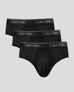 Calvin Klein Micro Stretch Hip Brief 3 Pack Black/black/black Best