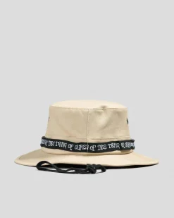 S-Double Mid-Block Boonie Hat Washed Khaki Outlet