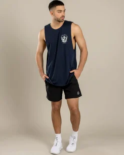 Sparta Militia Muscle Tank Navy Acid Sale