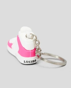 Lucid Mini Shoes Keyring Dark Pink Clearance